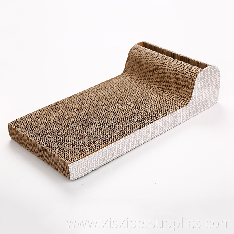 wholesale P shape cardboard cat scratcher cat playing toy